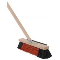 Bezem 3 in 1 met houten steel 160 cm - thumbnail