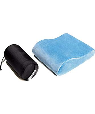 Cocoon Memory Foam Travel Pillow Kussen Slate Blue
