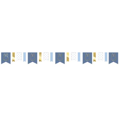 Haza Witbaard Nijntje slinger blauw, 4mtr.