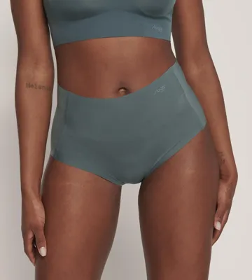 Dames Zero Feel Maxi slip - Naadloze dames taille slip - Hoge onderbroek met katoenen kruisje - XL - Huidskleur | Dames slip - Onderbroek - - XL -