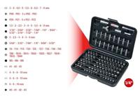KS TOOLS Ks-tools bitset "classic" bits-screwdr.set 100tlg. in a case - thumbnail