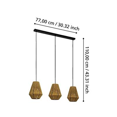 Eglo Roten eetkamer hanglampAlderney - 43786