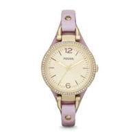 Horlogeband Fossil ES3469 / GEORGIA Onderliggend Leder Roze 8mm - thumbnail