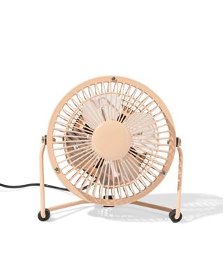 HEMA USB ventilator perzik