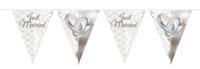 Just Married Ringen Bruiloft Vlaggenlijn (10m) - thumbnail