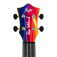Flight Travel Series TUSL-EE Sunset Elise Ecklund Signature Concert Scale sopraan ukelele met gigbag - thumbnail