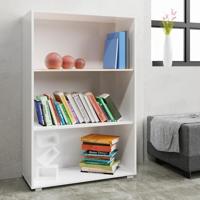 Boekenkast Vela Wit met 3 opbergvakken - thumbnail