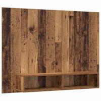 Tv-meubelset Oud Hout 120 x 23,5 x 90 cm Bewerkt hout - thumbnail