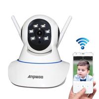 Anpwoo AP001 1.0MP 720 P HD WiFi IP-Camera Support bewegings detectie / nacht Vision(White) - thumbnail