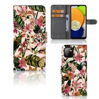 Samsung Galaxy A03 Hoesje Flowers