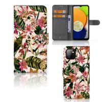 Samsung Galaxy A03 Hoesje Flowers - thumbnail