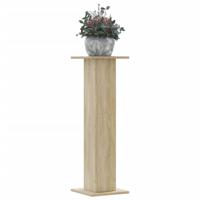 Plantenstandaards 2 st 30x30x95 cm bewerkt hout sonoma eiken - thumbnail