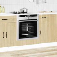 Ovenkast Lucca bewerkt hout sonoma eikenkleurig - thumbnail
