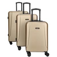 Enrico Benetti Edmonton Kofferset driedelig-Champagne - thumbnail