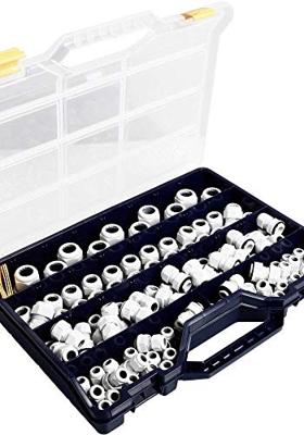 Jacob MONTAGEKOFFER VF2 M16, M20, M25, M32 M16, M20, M25, M32 Polyamide Grijs-wit (RAL 7035) 215 onderdelen