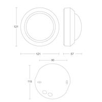Steinel Bewegingsmelder IS 360-3 | Zwart - 6525 - thumbnail