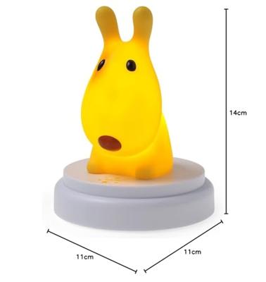 Alecto INNOCENT DOG LED nachtlampje hond geel - INNOCENT DOG