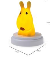 Alecto INNOCENT DOG LED nachtlampje hond geel - INNOCENT DOG - thumbnail