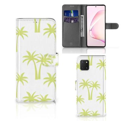 Samsung Note 10 Lite Hoesje Palmtrees | Portemonnee hoesje Samsung Note 10 Lite Hoesje Palmtrees | Portemonnee hoesje