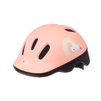 Polisport baby helm happy rainbow xxs 44-48 cm roze - thumbnail