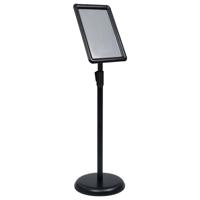 VidaXL Posterstandaard a4 aluminiumlegering zwart - thumbnail
