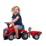 Falk case ih looptractor + aanhanger + accessoires