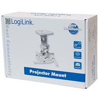 LogiLink BP0003 Beamer-plafondbeugel Kantelbaar, Draaibaar Afstand vloer-plafond (max.): 22 cm Wit - thumbnail