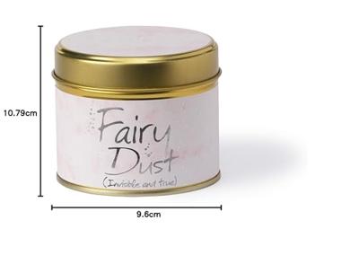 Lily Flame Geurkaars in blik-fairy dust