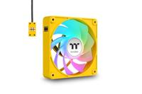 Thermaltake CT120 EX Reverse ARGB Sync PC Cooling Fan Bumblebee 3 Pack PC-ventilator Geel (b x h x d) 120 x 120 x 25 mm - thumbnail