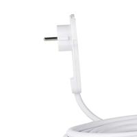 REV 0016055114 Stroom Verlengkabel Wit 5.00 m H05VV-F 3G 1,5 mm² - thumbnail