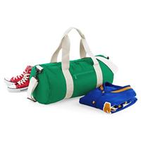 Atlantis BG140 Original Barrel Bag - Kelly-Green/Off-White - 50 x 25 x 25 cm - thumbnail