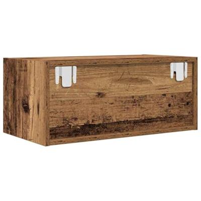 Tv-meubels 2 st 60x31x25,5 cm bewerkt hout oud houtkleurig