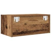 Tv-meubels 2 st 60x31x25,5 cm bewerkt hout oud houtkleurig - thumbnail