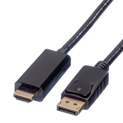 ROLINE DisplayPort Kabel DP - UHDTV, M/M, zwart, 5 m