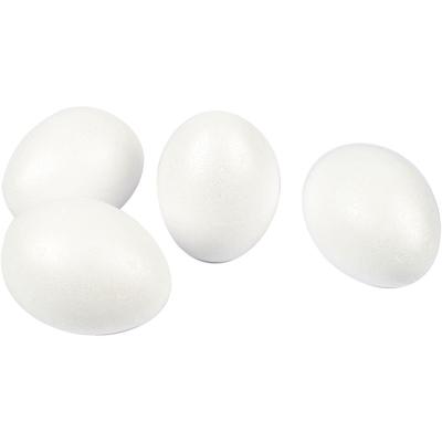 Creativ Company Eieren, h: 10 cm, wit, 25 stuk/ 1 doos