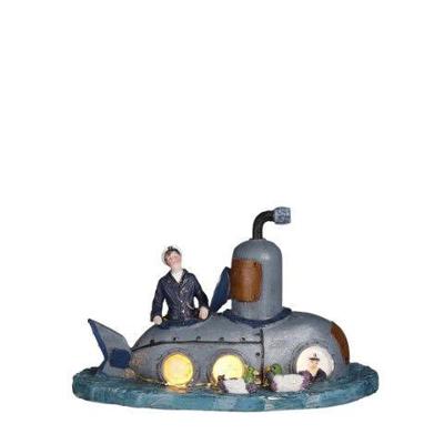 Submarine battery operated l16xb8xh10cm Kerst Luville - Luville
