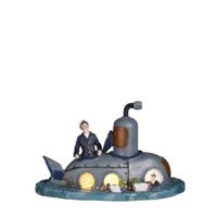 Submarine battery operated l16xb8xh10cm Kerst Luville - Luville - thumbnail