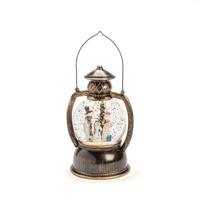 Sneeuwlantaarn LED rond klassiek met sneeuwpoppen Konstsmide - Konstsmide - thumbnail