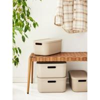 Rotho Albula Decoratie Opbergbox 20L Mistletoe Wit - thumbnail