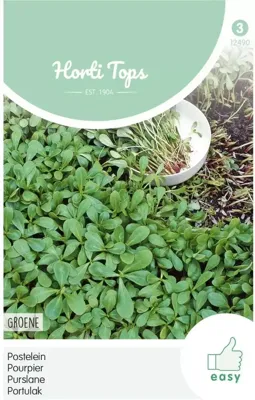 Zaden Postelein Groene Hortitops - Hortitops Zaden Postelein Groene Hortitops - Hortitops