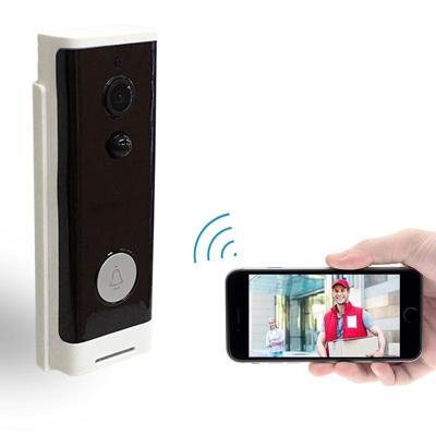 M200A WiFi intelligente ronde knop video deurbel ondersteuning infrarood bewegingsdetectie & adaptieve snelheid & tweeweg intercom & Remote/PIR wakeu
