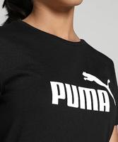 T-Shirt met Korte Mouwen voor kinderen Puma Ess Logo G Zwart - Maat: 9-10 Jaar - thumbnail