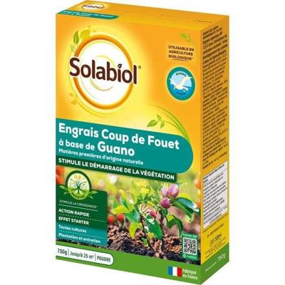 SOLABIOL SOGUA750N Versterkende meststof op basis van Guano Marin - 12 x 750 g