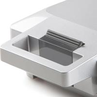 DOMO DO9250W Wafelijzer Anti-aanbaklaag, Controlelampje, Inklapbaar Zilver - thumbnail