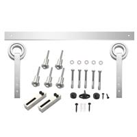 Schuifdeursysteem Modern roestvast staal - thumbnail