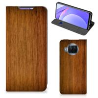 Xiaomi Mi 10T Lite Book | Wallet Case | Donker Hout - thumbnail