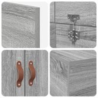 Bedframe Grijs sonoma 190 x 90 x 31.5 cm Bewerkt hout - thumbnail