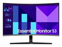 Samsung PC-monitor S39GD 32 inch, kantelbaar, gebogen 1500R, FHD (1920 x 1080), 100 Hz, VA, 4 ms (GTG), 250 cd/m², contrast 3000: 1, Eco Saving Plus, Eye Saver modus en anti-flikkering, LS32D392GAUXEN - thumbnail
