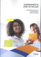 Ondernemen in zorg en welzijn (Paperback) - thumbnail