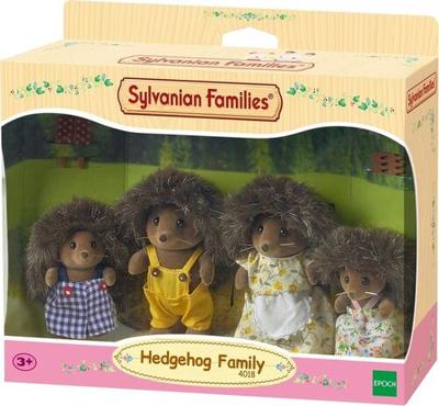 Set Poppen Sylvanian Families 4018 Family Herisson 4 Onderdelen